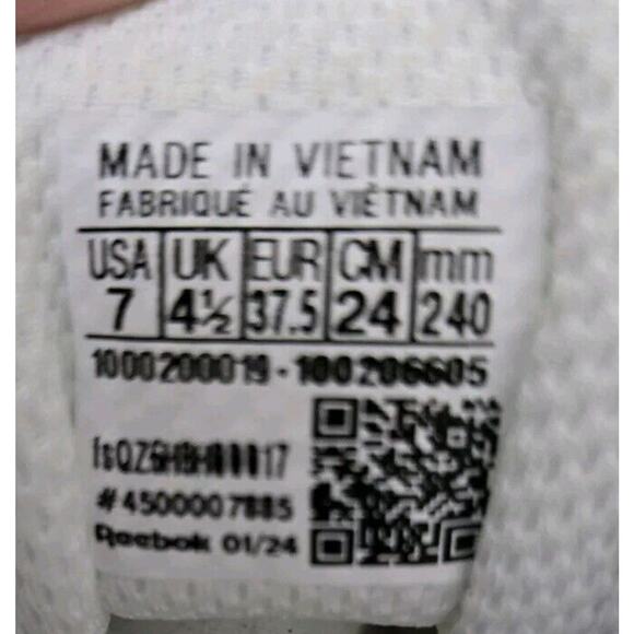 REEBOX FLOATZIG 1 White Specs Women Running Walking Sneakers 100206605 NWB - Picture 10 of 11